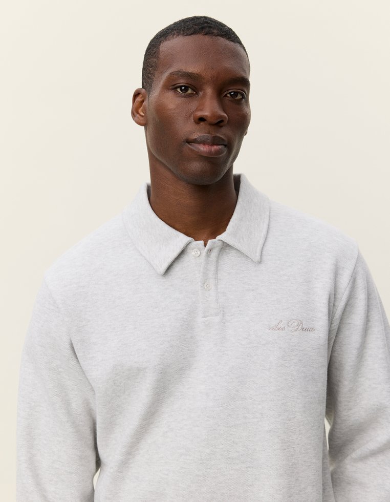 Les Deux BEN - Long sleeved top - snow melange/white - Zalando