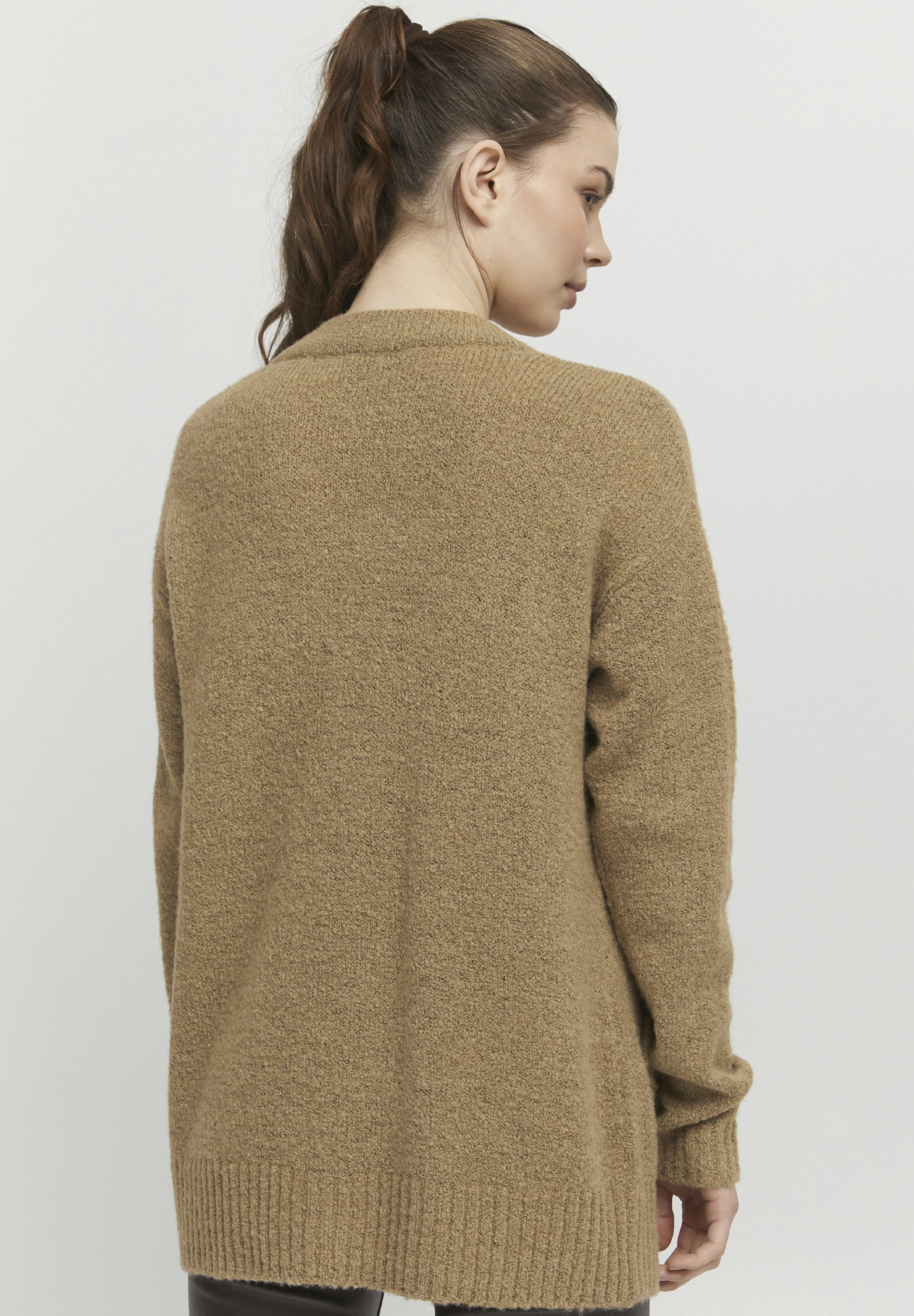 売れ筋商品|||ビーヤング ニット&セーター レディース アウター BYMirelle - Cardigan - tannin melange b.young BYMirelle - Cardigan - tannin melange/beige - Zalando.no