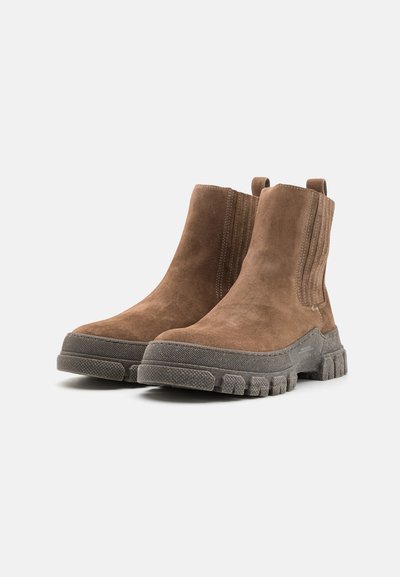 WEEKEND MaxMara GENEPI - Členkové čižmy na platforme - taupe