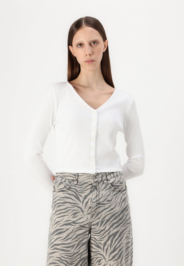 JXSARAH TOKYO ZEBRA WIDE PANT - Trousers - feather gray4