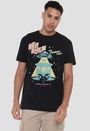 Cotton Soul, GILMORE GIRLS HEP ALIEN CHURCH TOUR - Print T-shirt - black