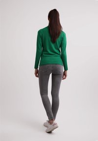 CASH-MERE CASH-MERE ROLLKRAGEN PULLOVER - Stickad tröja - rainforest grün