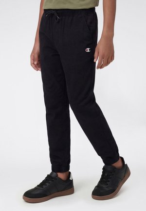 Champion, CHAMPION ELASTIC CUFF PANTS ICONS PANTS - Pantaloni sportivi - black