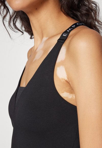 Emporio Armani TANK - Pyžamový vrchný diel - nero black