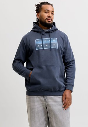 Jack & Jones, HOODIE PLUS SIZE LOGO HOODIE - Hoodie - outer space