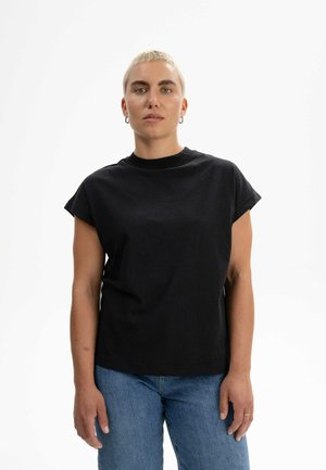 MADHU - Basic T-shirt - schwarz