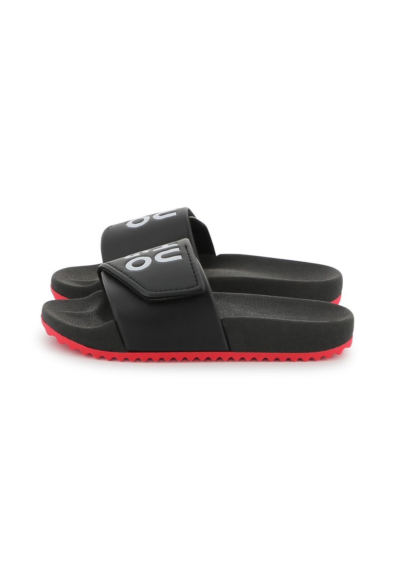 HUGO Kids AQUA - Sandalias planas - black/negro - Zalando.es