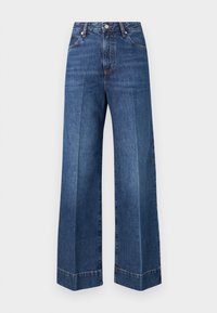 THE SLICE FLARE - Jean flare - dark-blue denim