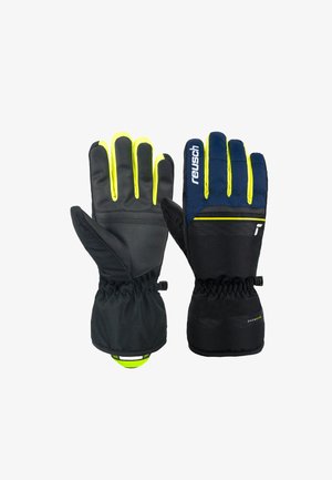 SNOW - Gloves - blck dress blu saf yellow