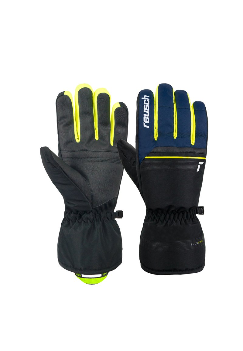 Reusch SNOW - Fingervantar - blck dress blu saf yellow