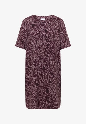 Cecil, KNIELANGES KLEID MIT PAISLEYMUSTER - Freizeitkleid - sweet grape red