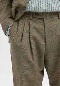 Selected Stoffhose - morel