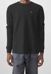 Tommy Jeans Top s dlouhým rukávem - black