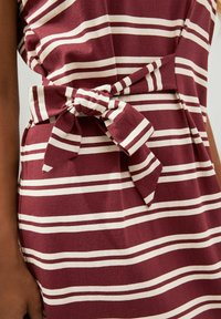 Next TIE SIDE REGULAR FIT - Dzsörzéruha - chocolate brown stripe