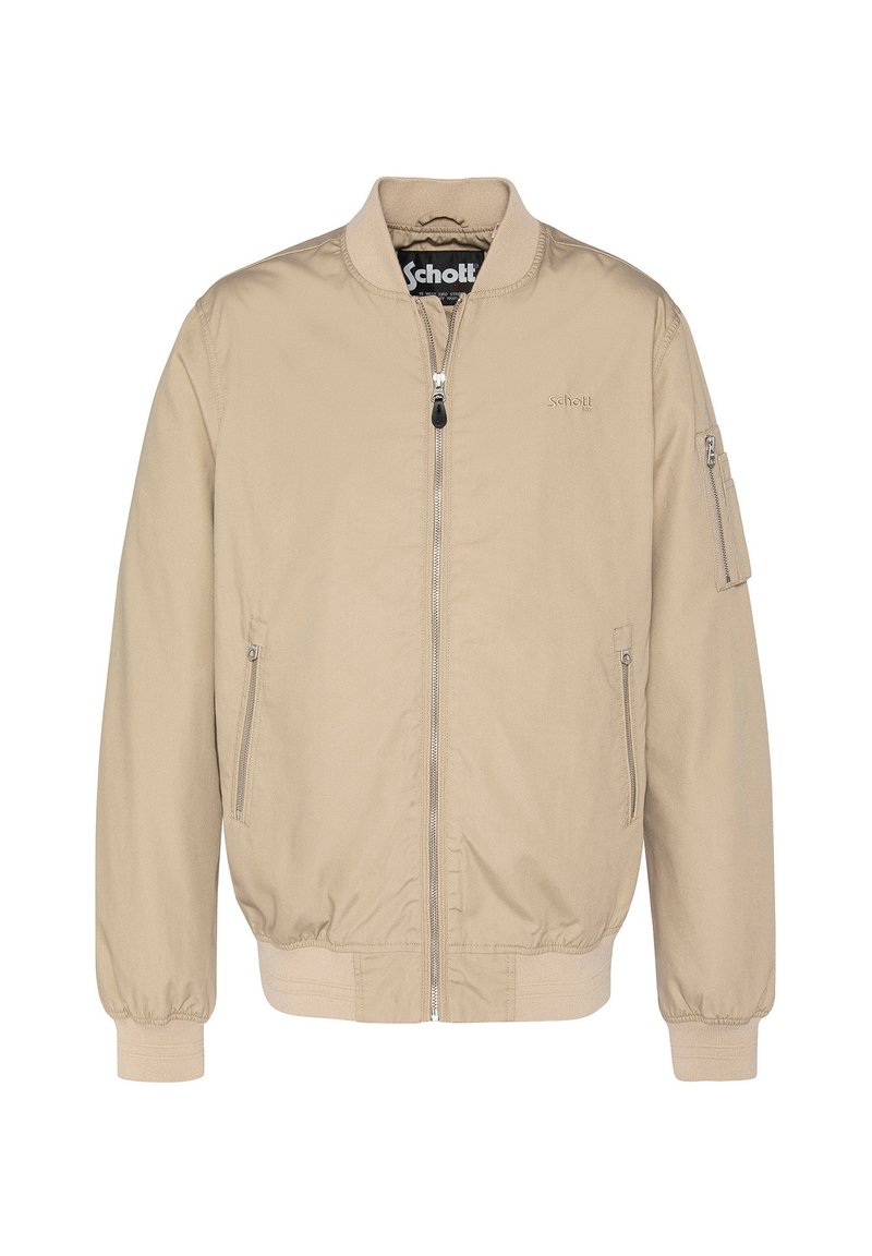 Schott CABERS - Bomberjacke - beige clair/beige - Zalando