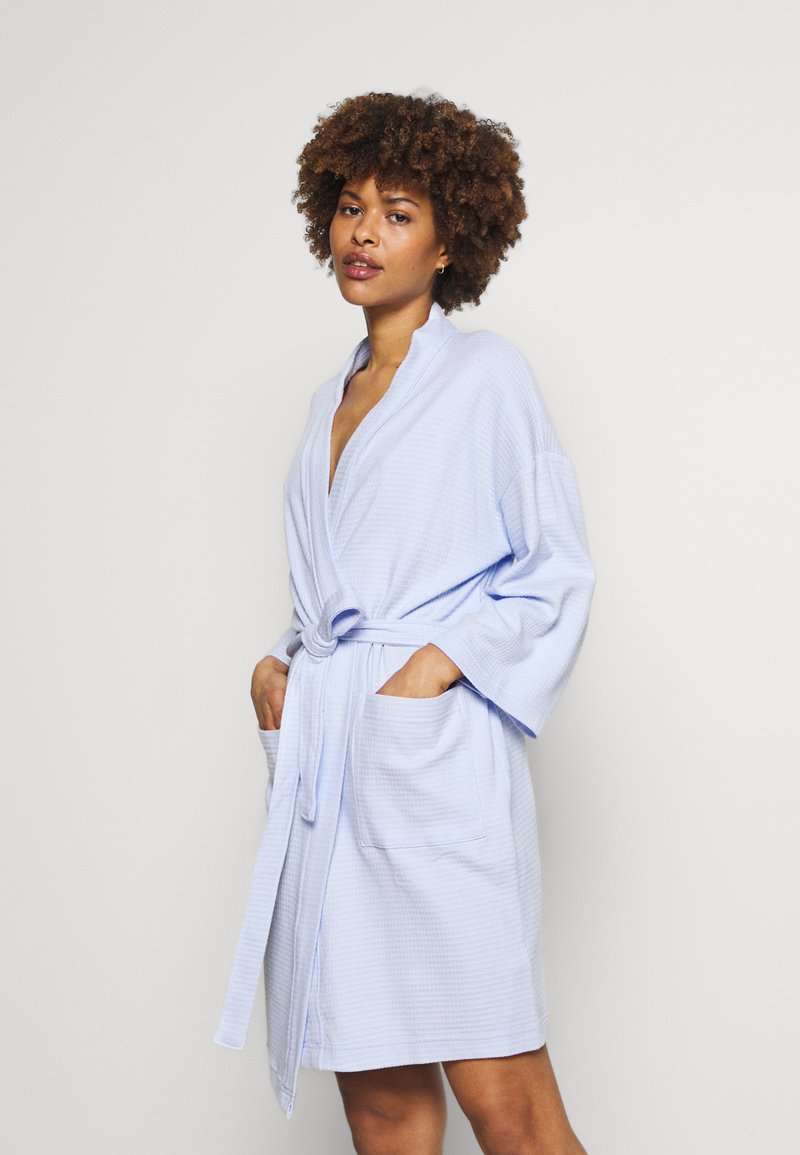 Marks & Spencer DRESSING GOWN COVER UPS Bademantel light blue
