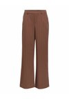 OBJLISA WIDE - Pantalon classique - cocoa brown