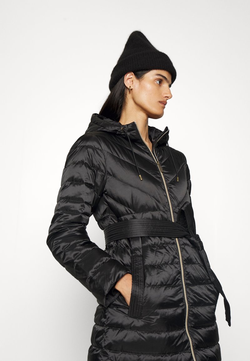 MICHAEL Michael Kors LONG FITTED PUFFER - Down coat - black 