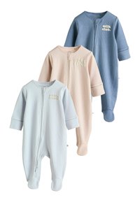 Next - 3 PACK - Sleep suit - blue Thumbnail Image 1