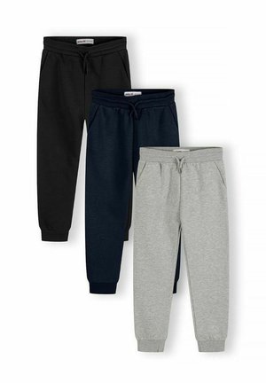 3 PACK JOG  - Tepláky - navy black grey