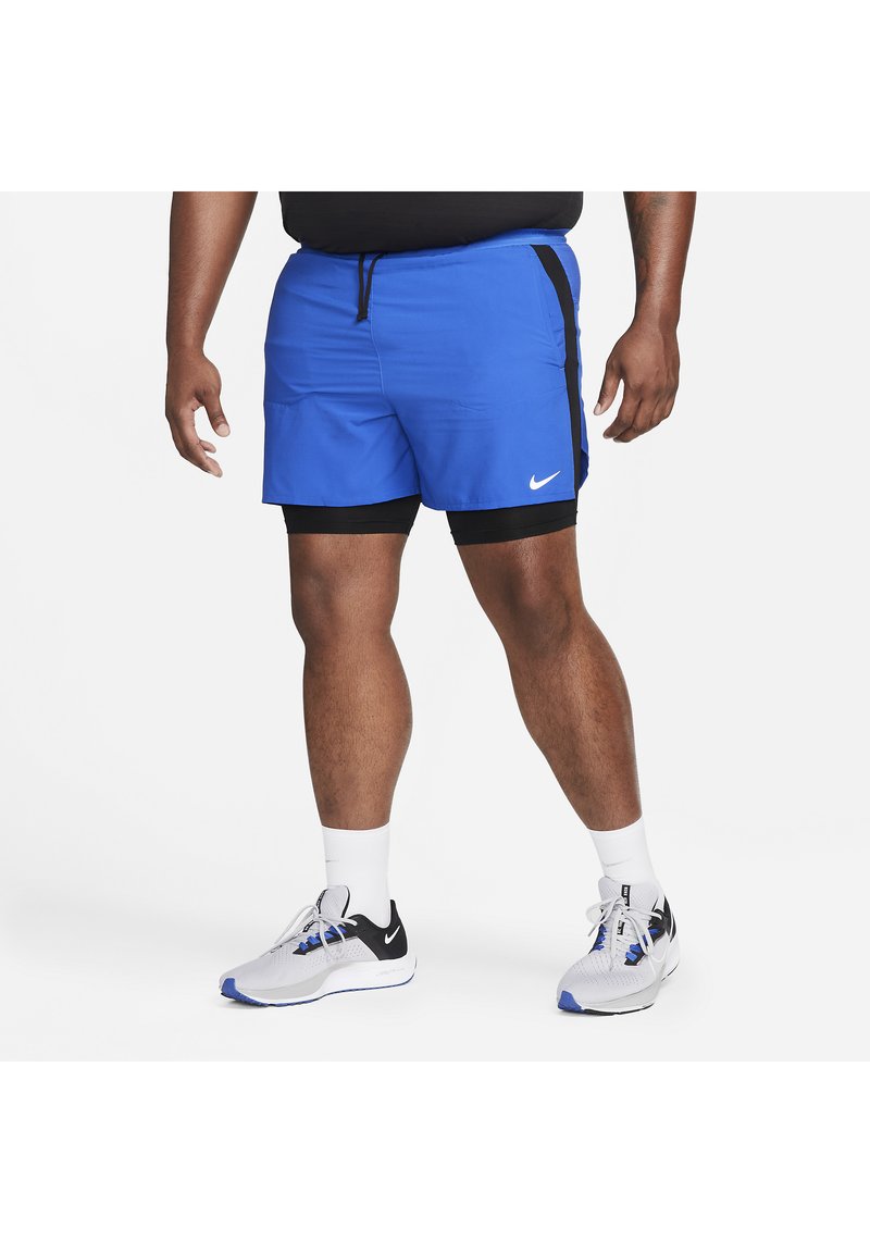 Nike Performance DF STRIDE HYBRID - kurze Sporthose - game royal black black/blau - Zalando.at