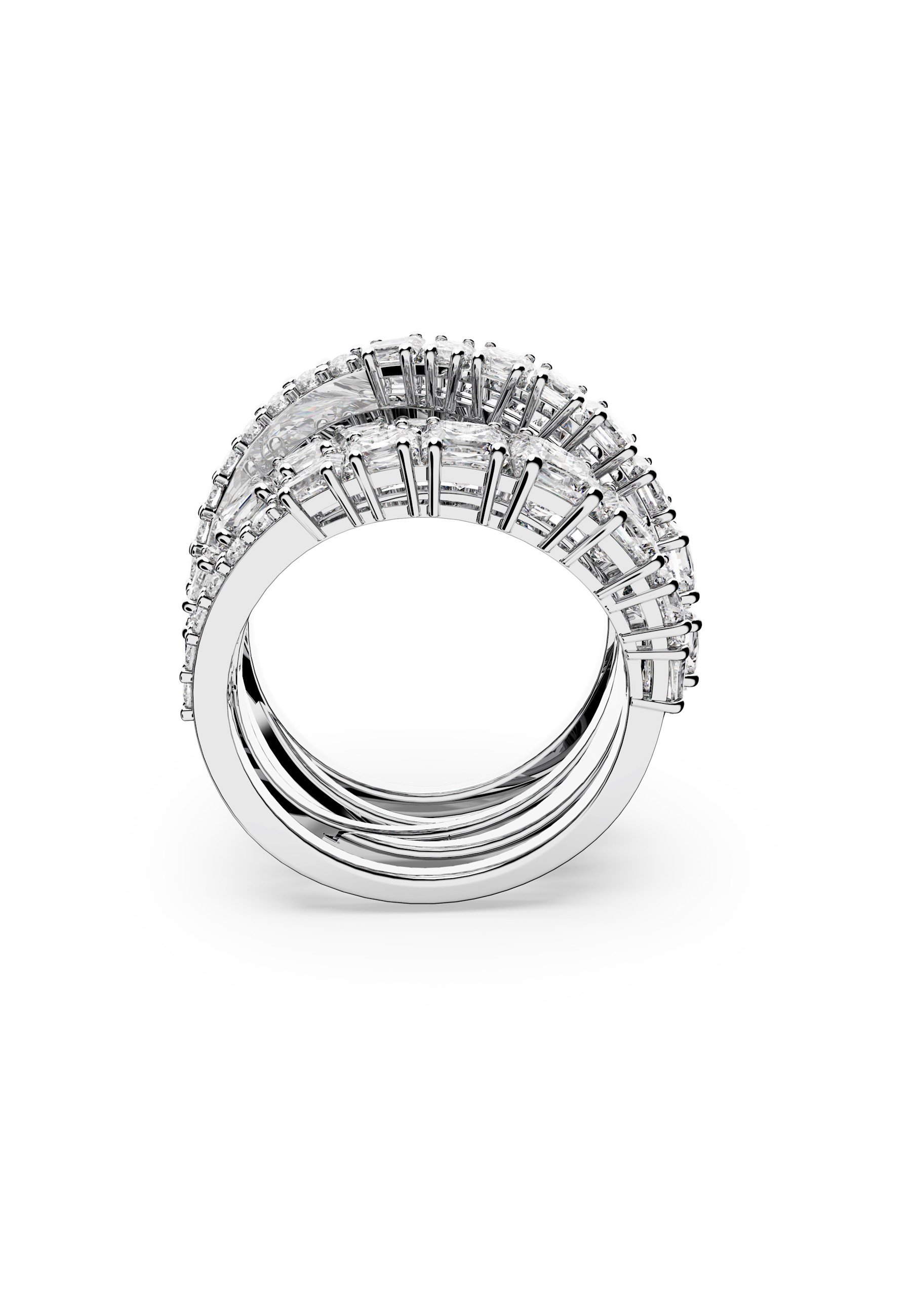 Swarovski HYPERBOLA MIXED CUTS - Pierścionek/srebrny