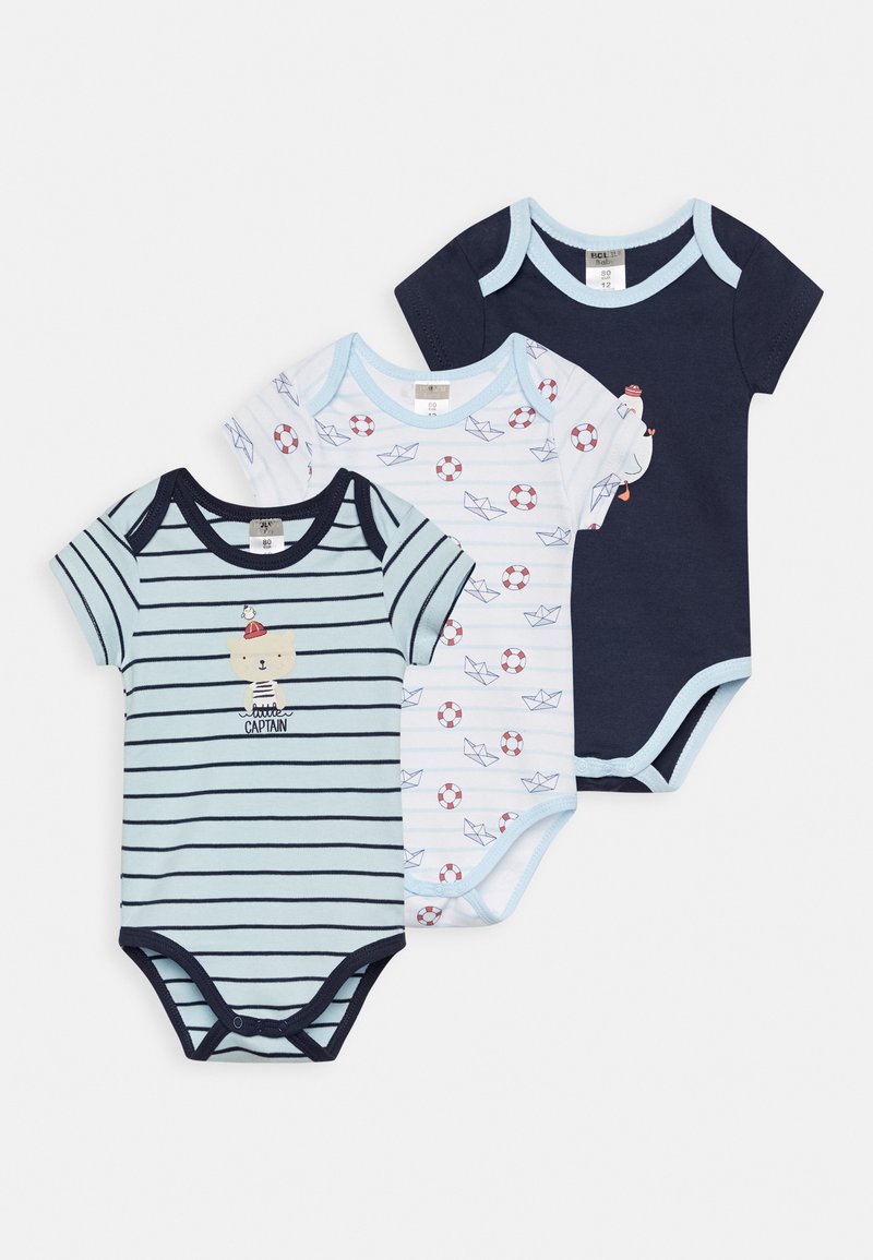 Kinder Wäsche | Jacky Baby KURZARM 3 PACK BOYS Body dark blue/dunkelblau - CW98271 Kinder Wäsche | Jacky Baby KURZARM 3 PACK BOYS Body dark blue/dunkelblau - CW98271