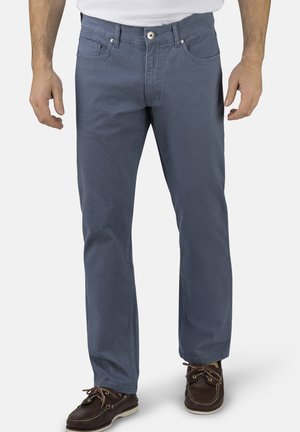 FRISCO - Straight leg jeans - blue structure aop