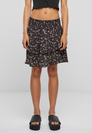 A-line skjørt - black