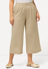 Ulla Popken WIDE ELASTIC WAIST - Short - dark putty