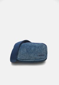 Marsupio Quadra Navy - Cintura Regolabile, 2 Litri, Con Tasche Cerniera, 37x15x10 Cm
