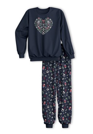 FAMILY FRIENDS BÜNDCHEN SET - Pyjama - saphir blue