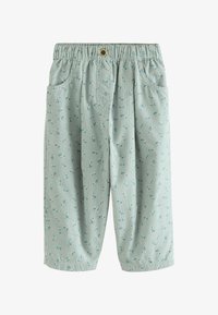 Ausgewählt, blue floral print