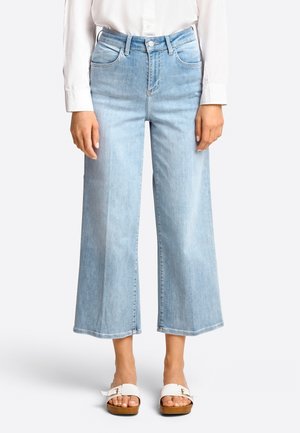 Flared Jeans - blue denim