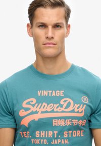 Superdry & Co Camiseta estampada - hydro dark turquoise