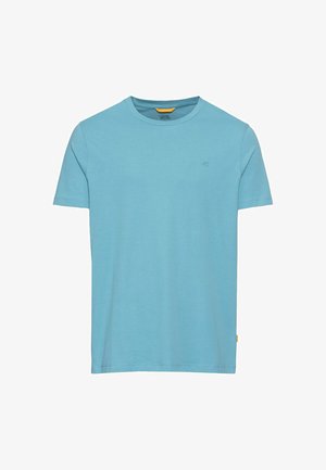 camel active MIT RUNDHALS - T-shirt basique - steel blue