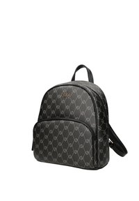 Nobo PÓŁOKRĄGŁY Z MONOGRAMEM  - Zaino - czarny