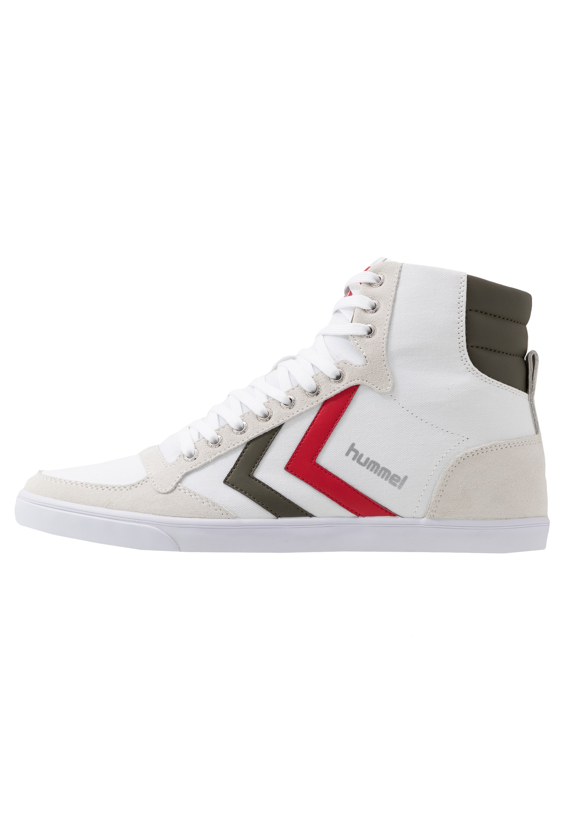Hummel SLIMMER STADIL - Sneakers hoog - white/green/wit - Zalando.nl