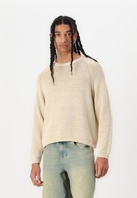 Weekday - SERGIO RELAXED - Strikkegenser - beige Miniatyrbilde 1