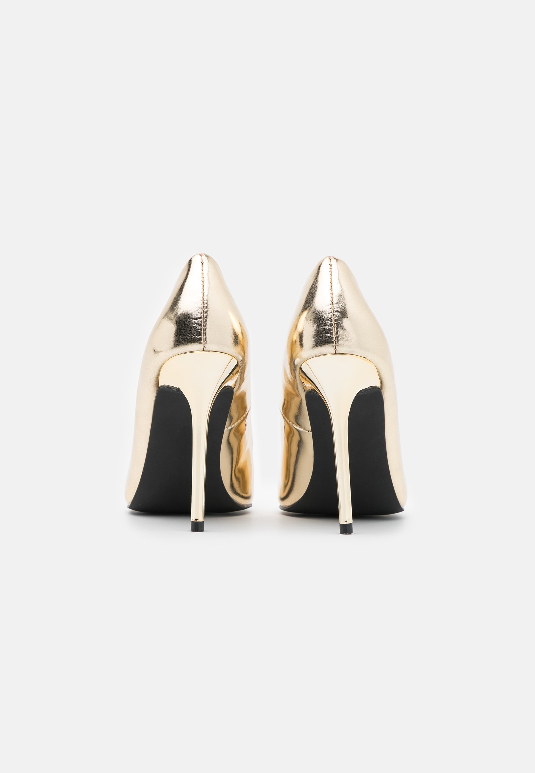 escarpin doré zalando