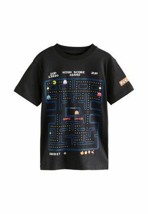 REGULAR FIT - OFFICIAL PAC-MAN  - Trükipildiga T-särk - black