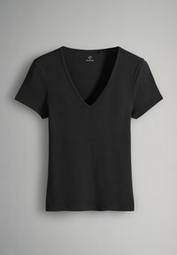 THE SET REGULAR FIT - 5 PACK V-NECK SHORT SLEEVED - Marškinėliai su spaudiniu - black red khaki green cream animal