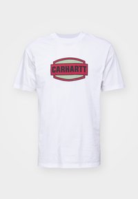 Carhartt WIP PRESS SCRIPT - Camiseta estampada - white