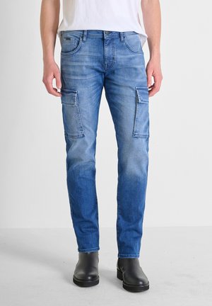 ARNOLD COMFORT COATED  - Slim fit jeans - blue denim