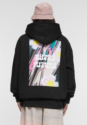 BLURRY BLOSSOM  - Hoodie - black