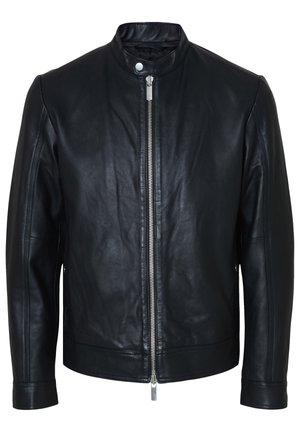 Selected, SLHARCHIVE CLASSIC - Kožená bunda - black