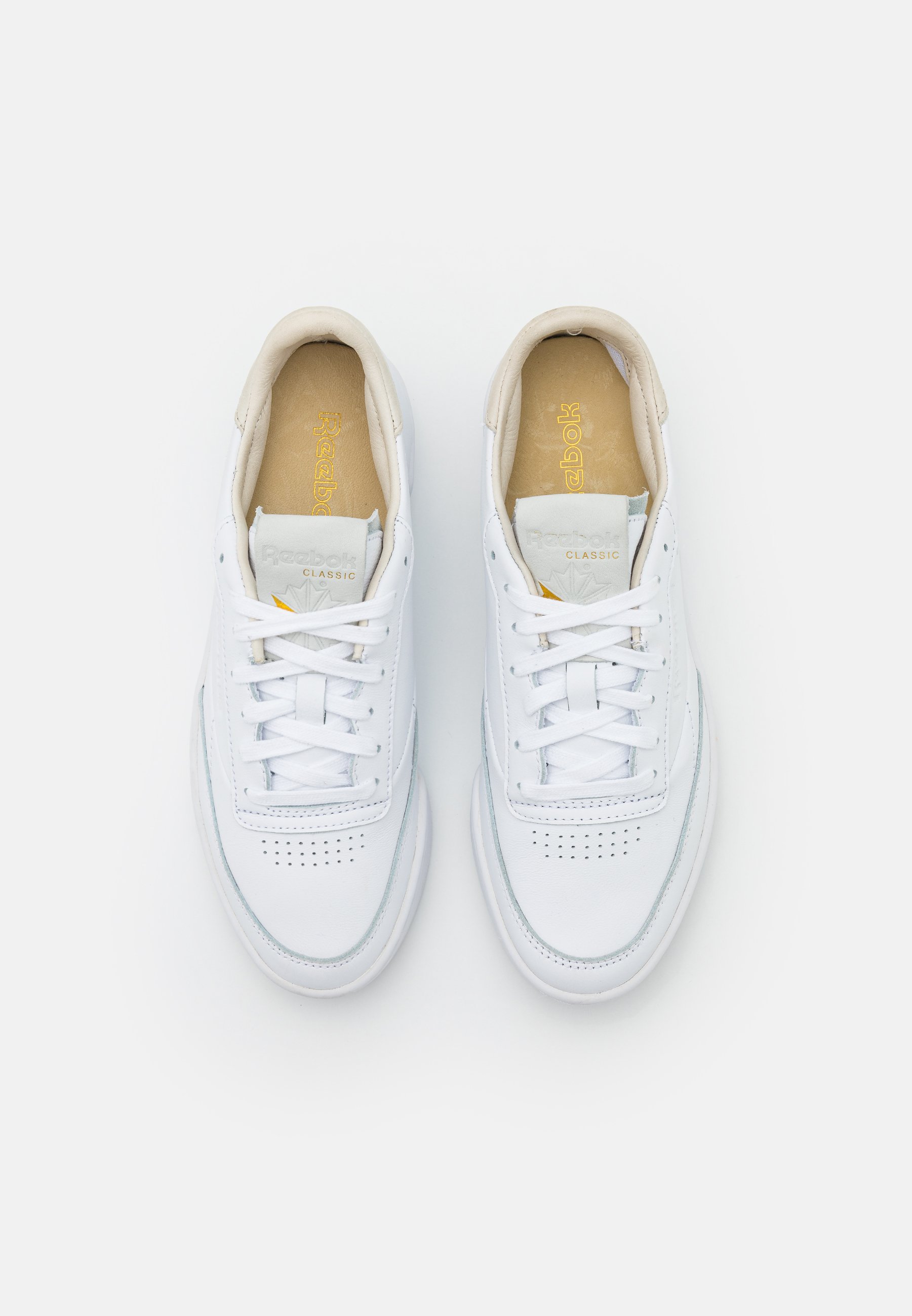 Reebok Classic CLUB C CLEAN - Sneaker low - footwear white/alabaster/weiß -  Zalando.de