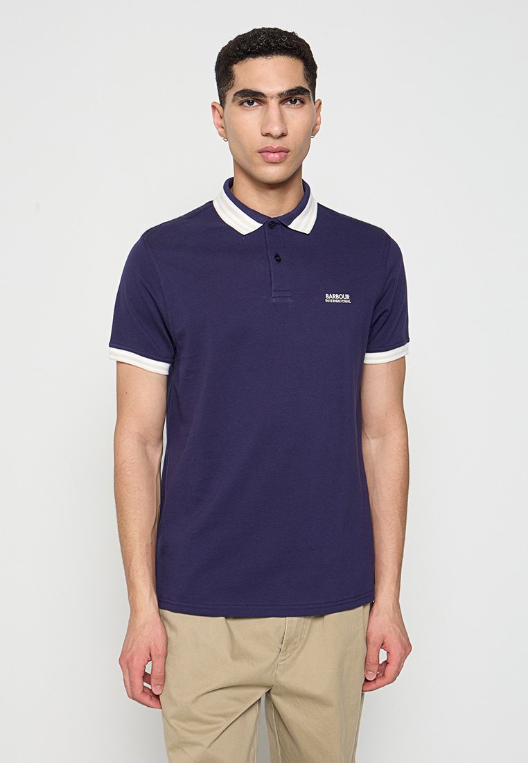 Barbour International Poloshirt blauw
