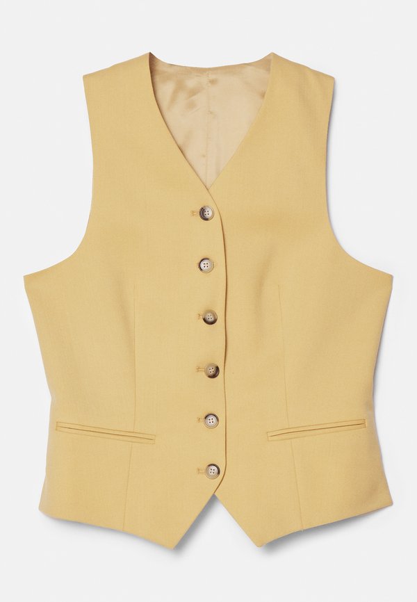 SERLIE - Waistcoat - golden rye3