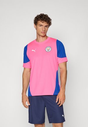 MCFC TRAINING - Klubbklær - fluro pink pes/vivid blue